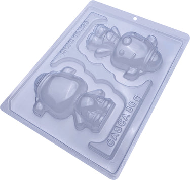 Forma De Chocolate - Forma De Chocolate Especial 3 Partes - Pig - BWB10203
